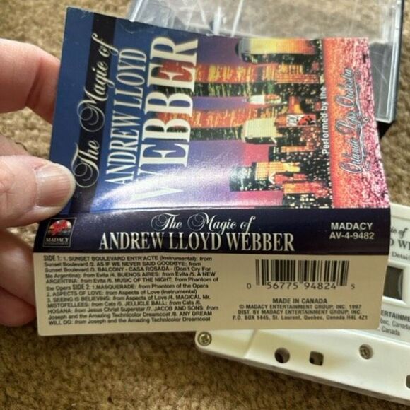 The Magic Of Andrew Lloyd Webber 1997 Cassette Tape - Picture 5 of 7